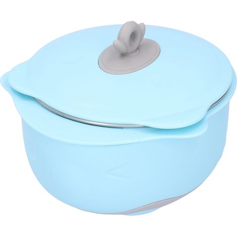 Kinderschüsseln, Thermobehälter aus Edelstahl 316, Küchengeschirr, blau (1/5)