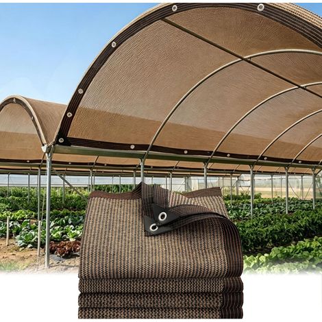 Toile d'ombrage Filet D'Ombrage Filet Protection Solaire Tissu D'Ombrage UV 80% D'ombrage Toile d'ombrage pour Exterieur Toile Ombrage Patio/Balcon/Pergola/Serre/Jardin/Potager (1/5)