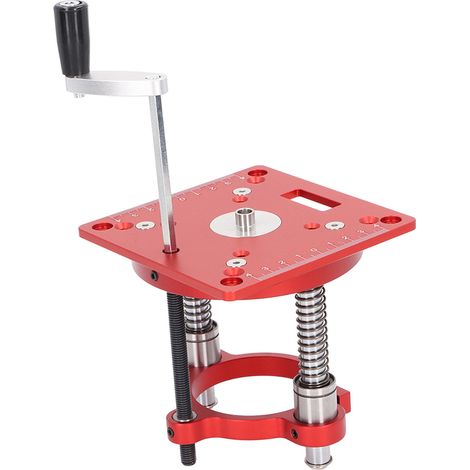 Support de surélévation pour table de fraisage 65 mm, plaque en alliage d’aluminium avec bord de coupe pour machine à graver (1/5)