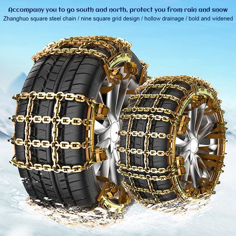 Chaînes à neige pour voitures, chaînes à neige pour pneus, chaînes à neige pour VUS et camions (1/5)