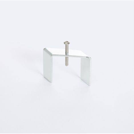 Clip pour Rail Triphasé DALI Track Encastré Aluminium Argenté