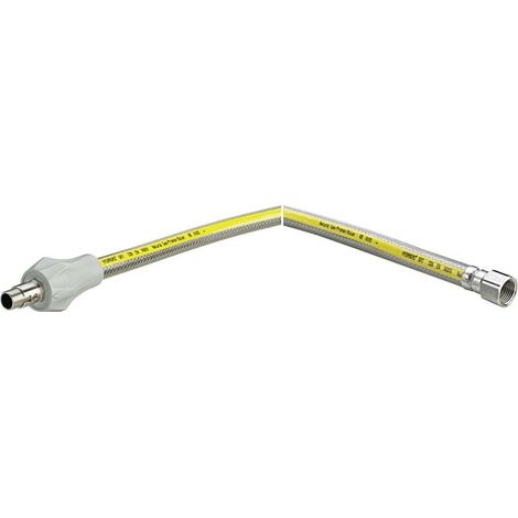 Viega Profipress G Tuyau flexible de prise de gaz, Rp 1/2, L 750 plastique, acier inoxydable Modèle G2023, 531911