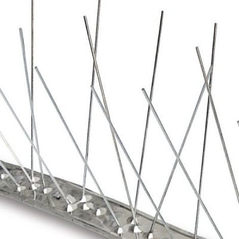 Dispositif anti-oiseaux en acier inoxydable 100x2,7 cm (1/2)