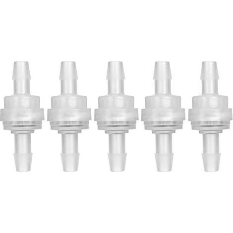 5 Pièces Vanne Unidirectionnelle Anti-Reverse Vanne D'ArrêT D'Eau - Résistance à l' et à la Corrosion (6mm) (1/5)