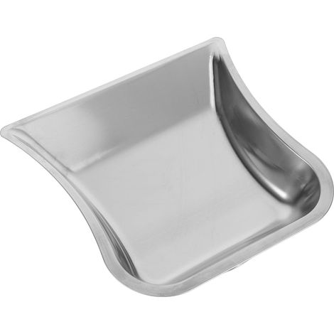 Praktische Edelstahl Kehrschaufel für Küchen und Badezimmer Effiziente Reinigung von Kleinen (1/5)