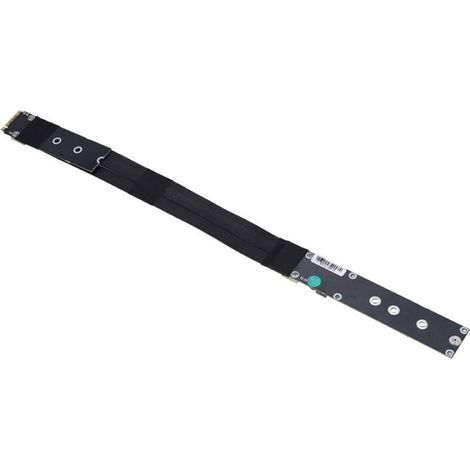 Câble D'extension M.2 NVMe SSD PCIe 3.0x4, Câble de Transmission à Pleine Vitesse, Longueur de 20cm (1/4)