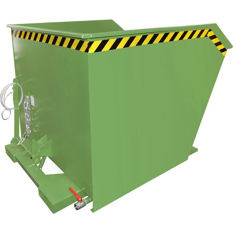 Bauer Spänebehälter SGU 100, lackiert, Resedagrün