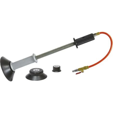 BGS Ventosa per rimuovere ammaccature pneumatica con 3 teste intercambiabili