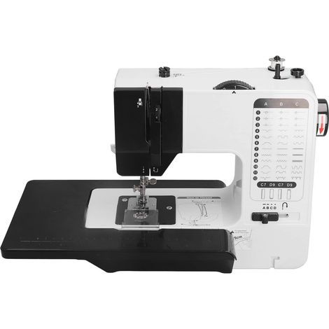 Machine à coure électrique 38 points multifonction, mini portable zigzag, maison, prise UE 110-220 V (1/5)