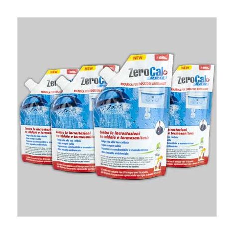 Ricariche Anticalcare in Flacone Zerocal + Dose 250 ml x 4 Idroweb