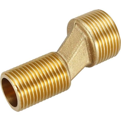sourcing map Robinet de douche/baignoire à bras pivotant réglable Adaptateur G1/2-G3/4 Pièce