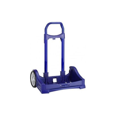 Carro portamochilas evolution plegable para mochila grande de +40cm, marino