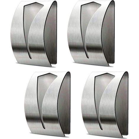 Self-adhesive towel racks, hook towel racks, hand towel holders, dish towel hooks for bathroom and kitchen (4 pieces) (1/5)