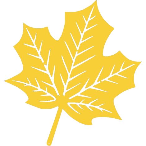 L1 Ahornblatt-Anhänger, Herbstdekoration, durchbrochene Farben