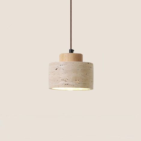 Luminaires suspendus modernes Lampe à suspension en pierre Wabi Sabi Lumière réglable Lampe à suspension linéaire en pierre naturelle Lustre en marbre moderne Lampe suspendue rustique de ferme (1/4)