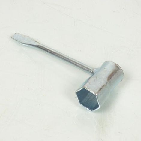 Clé à bougie coudée de 21mm pour mobylette cyclomoteur tournevis (1/3)