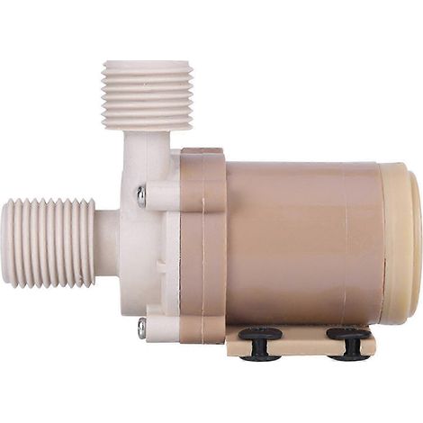 Pompe de circulation d'eau silencieuse à moteur sans balais alimentée à l'énergie solaire, pompe submersible pour eau chaude, 12 V CC (1/5)