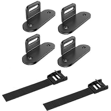 Kippsichere Möbelanker (2 Sets), Hochleistungs-Möbelwandanker, verstellbare Erdbebengurte, Möbelanker – JXLGV (1/5)