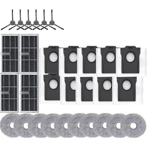 Filtre, sac à poussière, pièces de rechange pour balai à franges Bot Dreame (1/5)