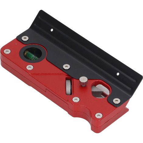Rabot de Menuisier en Bois Raboteuse Manuelle Professionnelle pour Découpe Rapide des Chants, Finition des Coins Arrondis - Rouge (1/5)