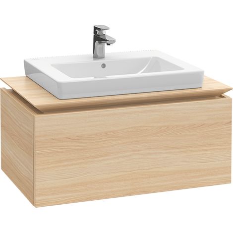 VB WTUS Legato B678 800x380x500mm avec cloche. 1 Ausz. WT m.tig Blanc brillant (1/2)