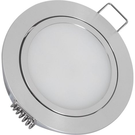 Downlight LED 3W 12V DC Circular Mueble Corte Ø 67 mm Direccionable 4000K Blanco Neutro
