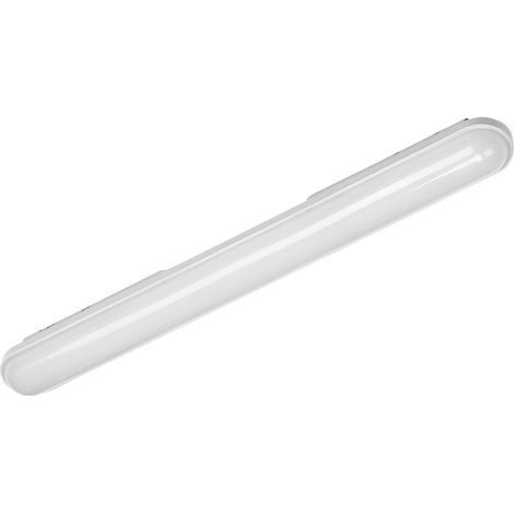 Lampe industrielle hermétique linéaire grise, oblongue, 60 cm, couleur neutre, LED, 18 W, IP65, GIN Eko-Light (1/5)