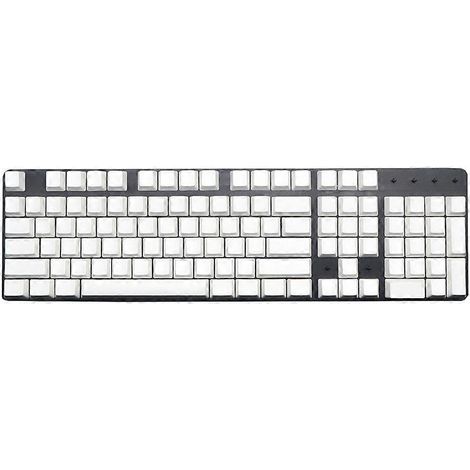 Touche vierge épaisse en PBT, profil XDA, caractère unique, pour commutateur MX - OEM