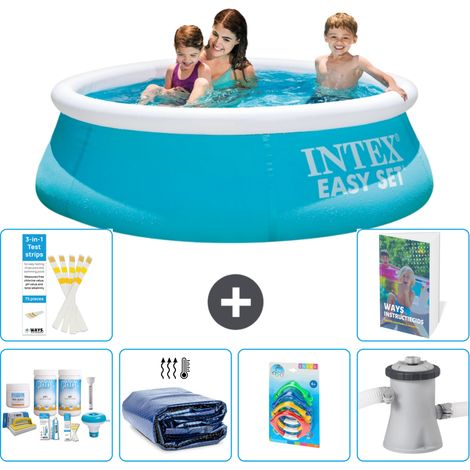 Easy Set Pool Rund - 183x51 cm - 7-teilig S108