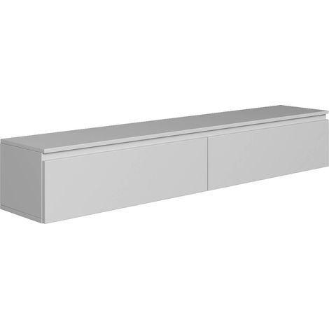 Selsey BEMMI -Mueble de TV suspendido con 2 puertas -175 cm -greige (1/5)
