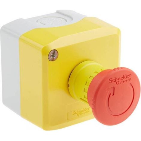 Schneider Electric Harmony XALK178E Bouton champignon en boîtier 120 V/AC 6 A 1 NF (R), 1 NO (T) IP66 (selon EN 60529), (1/3)