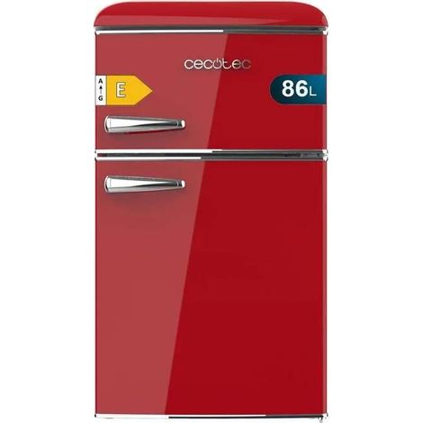 Kühlschrank Cecotec Bolero CoolMarket 86L Rot LED Glas