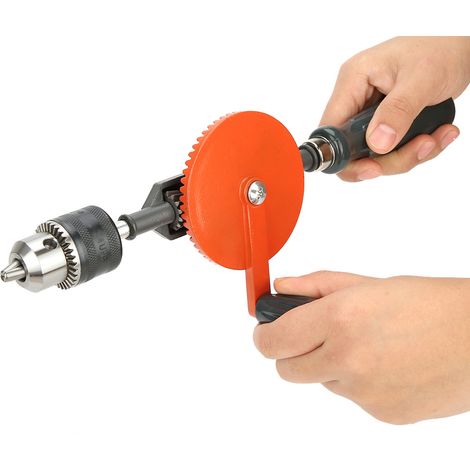 3/8"-Handbohrmaschine mit Doppelzahnrad für Holz und Kunststoff (1/5)