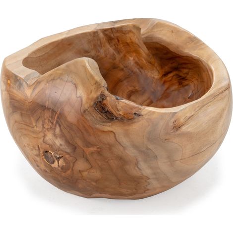 Bowl 35X30X30 Madera Teca Natural (1/3)