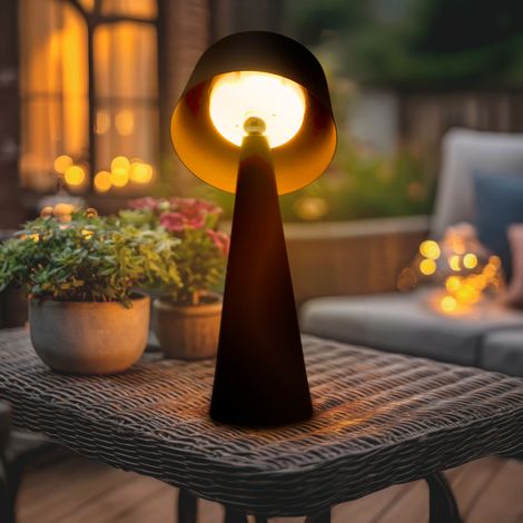 IluminaShop - Lampara LED Solar de Sobremesa House IP44 Blanco Calido 3000