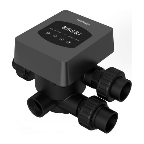 Vanne 6 voies automatique iWash – Écran tactile intuitif – Compatible pompes Inverter – Filtration intelligente et autonome – Aquagem (1/4)