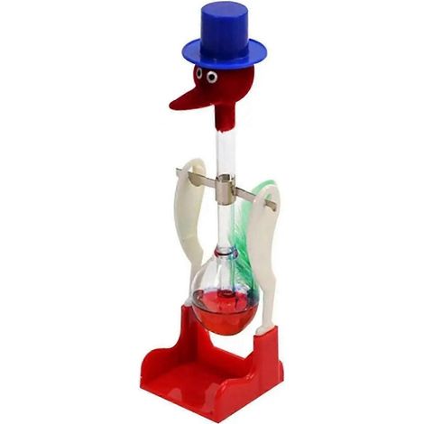 Oiseau buveur transparent avec mouvement perpétuel d'équilibre, oiseau buvant de l'eau sans arrêt, jouet éducatif pour enfants, B (1/5)