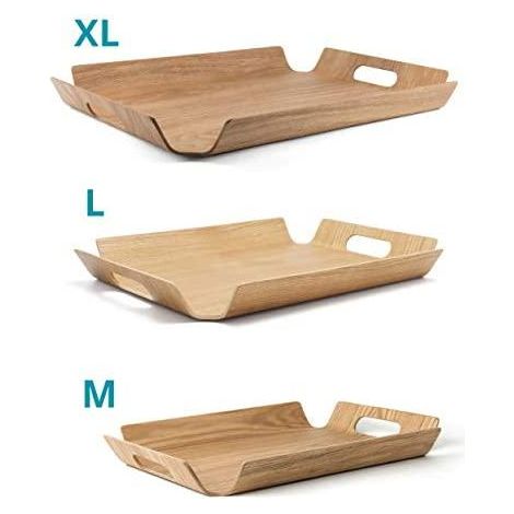 Bredemeijer Bandeja de servicio Madera marrón 29x40 cm