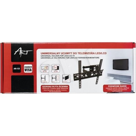 Art Soporte Universal Giratorio para televisores o monitores AR-53 de 22 a 55 Pulgadas VESA LED/LCD 22"-55" (1/5)