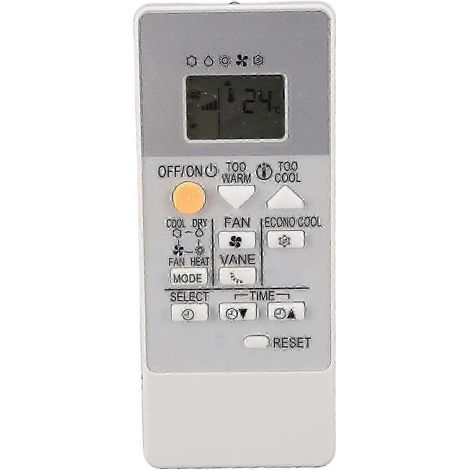 Télécommande de remplacement RH18A compatible avec les climatiseurs Mitsubishi MSZ HR25VF, HR35VF, HR42VF et HR50VF (1/5)