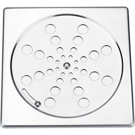 Bonde de sol rotative robuste en acier inoxydable 304 pour douche, salle de bain et balcon. (1/5)