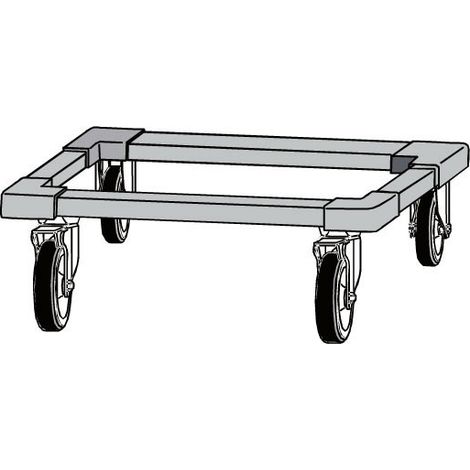 Châssis à Roulettes pour Tiroirs et Armoires Maintien au Chaud HSH031E et HSH051E - Moduline