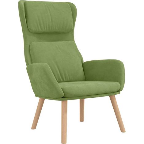 Maison Exclusive - Relaxsessel Hellgrün Samt (1/5)