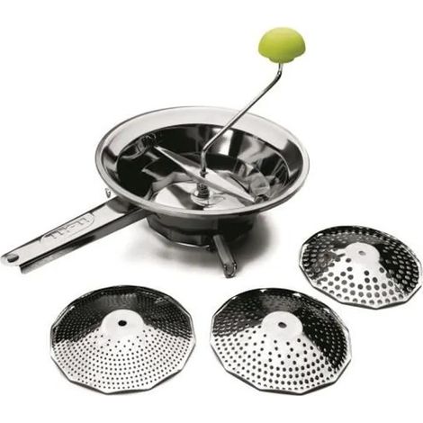 Ibili Gemüsemühle silber 20 cm Durchmesser Edelstahl