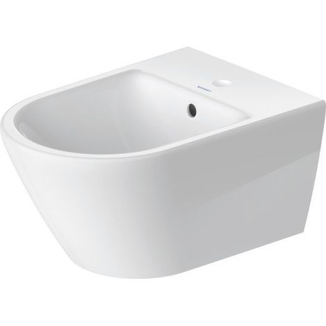 Duravit D-Neo bidé mural, fijación oculta, 1 agujero para grifo, (1/3)