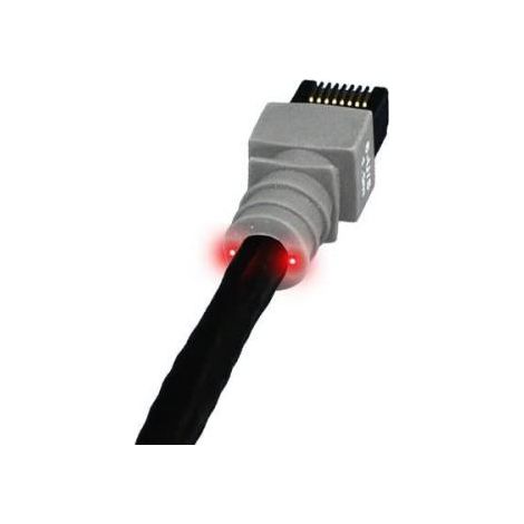 RJ45 Patch Cord CAT 6 U/UTP 1.20m MCL - Cordon de brassage PATCHSEE RJ45 CAT 6 U/UTP PVC - 1.20m Noir (1/2)
