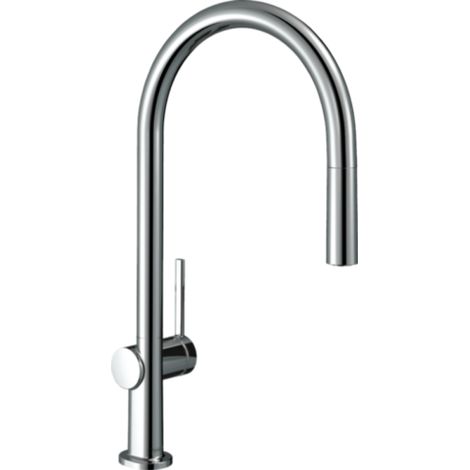 hansgrohe Talis M54 monomando de cocina 210, caño extraíble, (1/4)