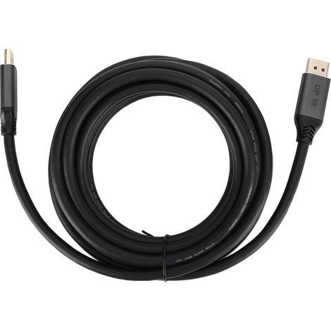 8K-DP-Kabel (Stecker auf Stecker), 5 m, universell kompatibel, hohe Leistung (1/5)