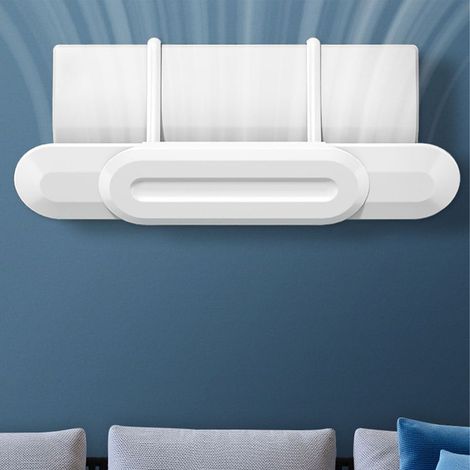 Déflecteur de Vent pour Climatiseur, Gilette, Modèle Adjustable de 74 à 97cm avec Stickers (ABS, 650g, Pack de 1) (1/5)