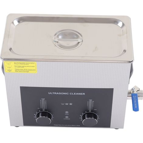 Nettoyeur de gaz à ultrasons mécanique, conception ergonomique, résistant aux rayures, machine de nettoyage de gaz 6,5 L, prise UE AC220V (1/5)